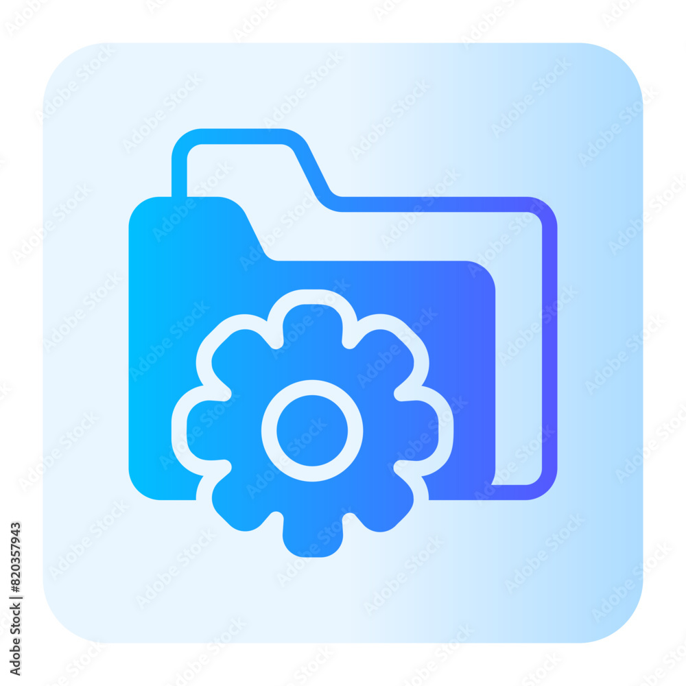 folder management gradient icon folder management gradient icon