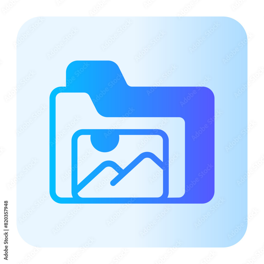 folder gradient icon folder gradient icon
