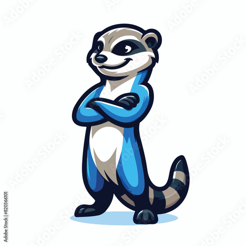 African Civet mascot vector