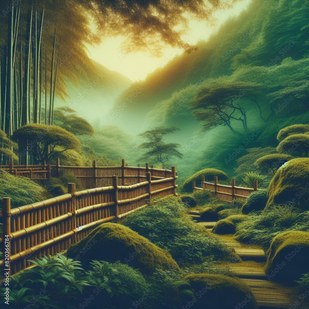 Fototapeta premium landscape in the mountains
