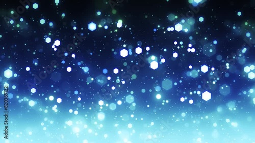 キラキラエフェクトのループ映像