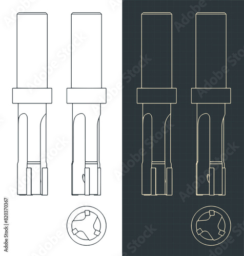 Metal reamer blueprints photo