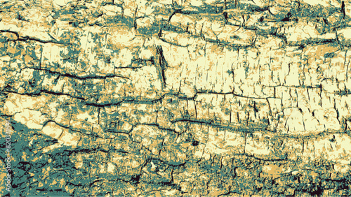 2-49. Wood Surface Texture Effect - Illustration Old Wood Black and White Vector Texture.	