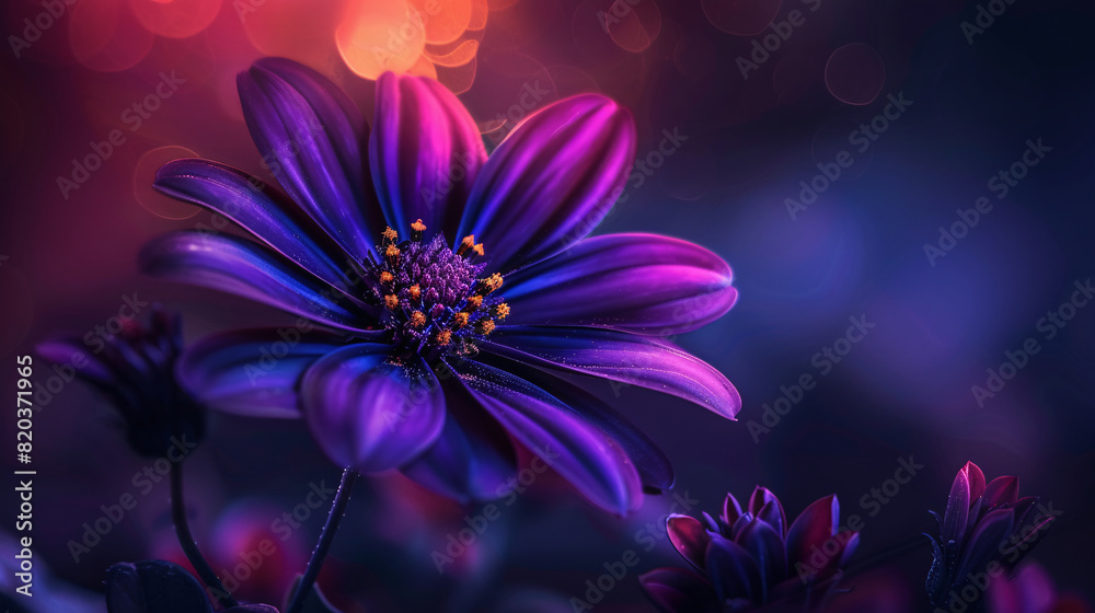 Close-up shot margriet flower amoled background. Close-up shot margriet flower amoled background.