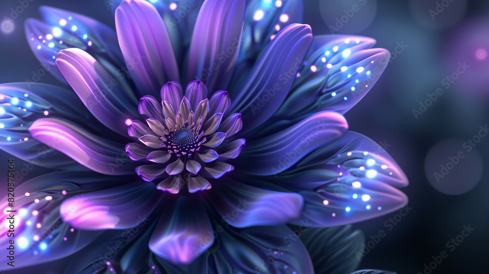 Obraz premium Cosmos flower fractal background.