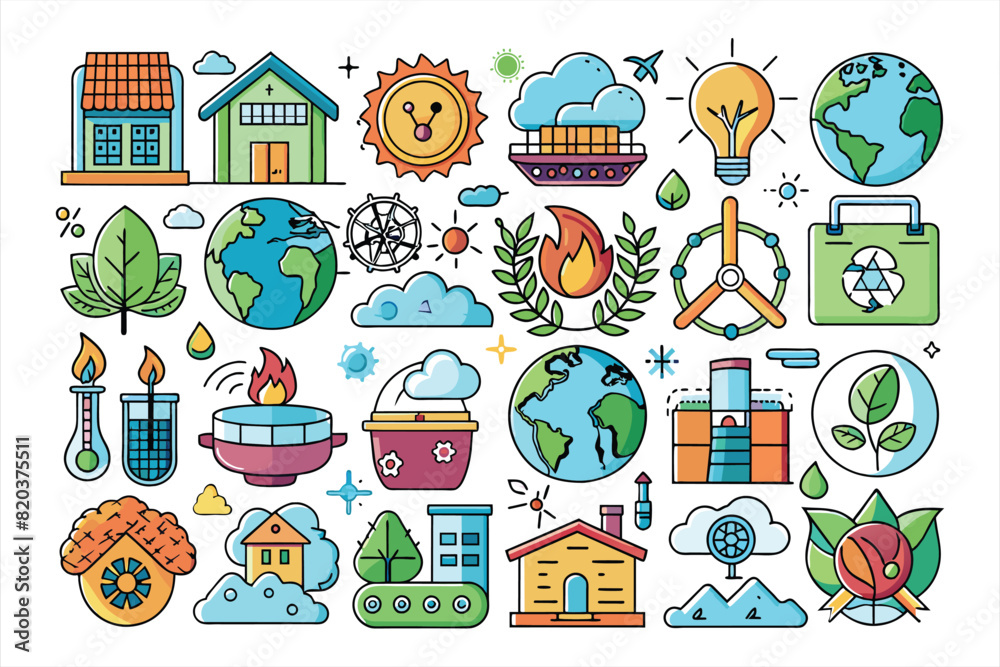 climate flat icon set. Solid icon collection, Editable stroke. Vector illustration. climate flat icon set. Solid icon collection, Editable stroke. Vector illustration.