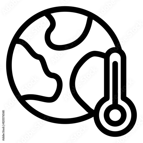 global warming icon 