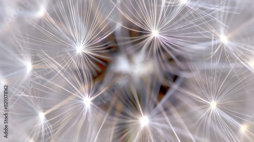 Close-Up Of Dandelion Seeds  Capturing The Delicate Beauty Of Nature S Intricacies  High Quality