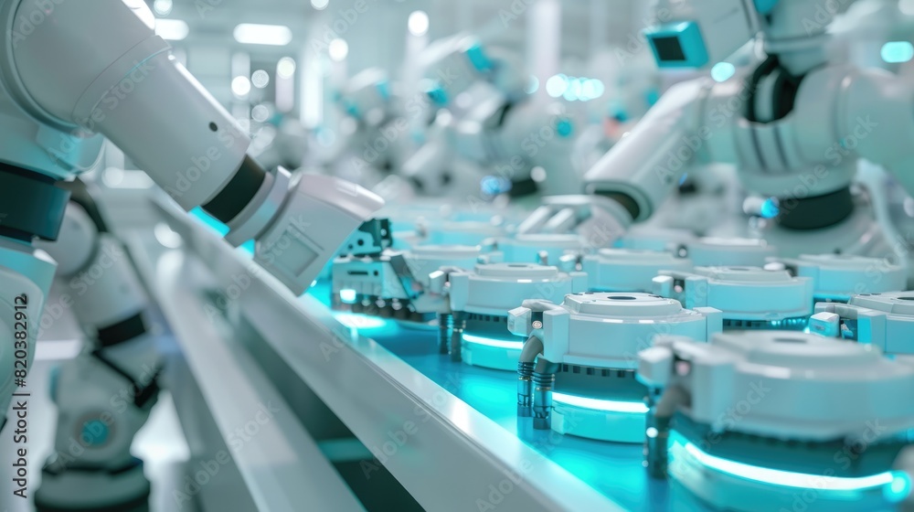 An electric vehicle battery unit in a modern industrial factory. EV trends. Production factory. An electric vehicle battery unit in a modern industrial factory. EV trends. Production factory.
