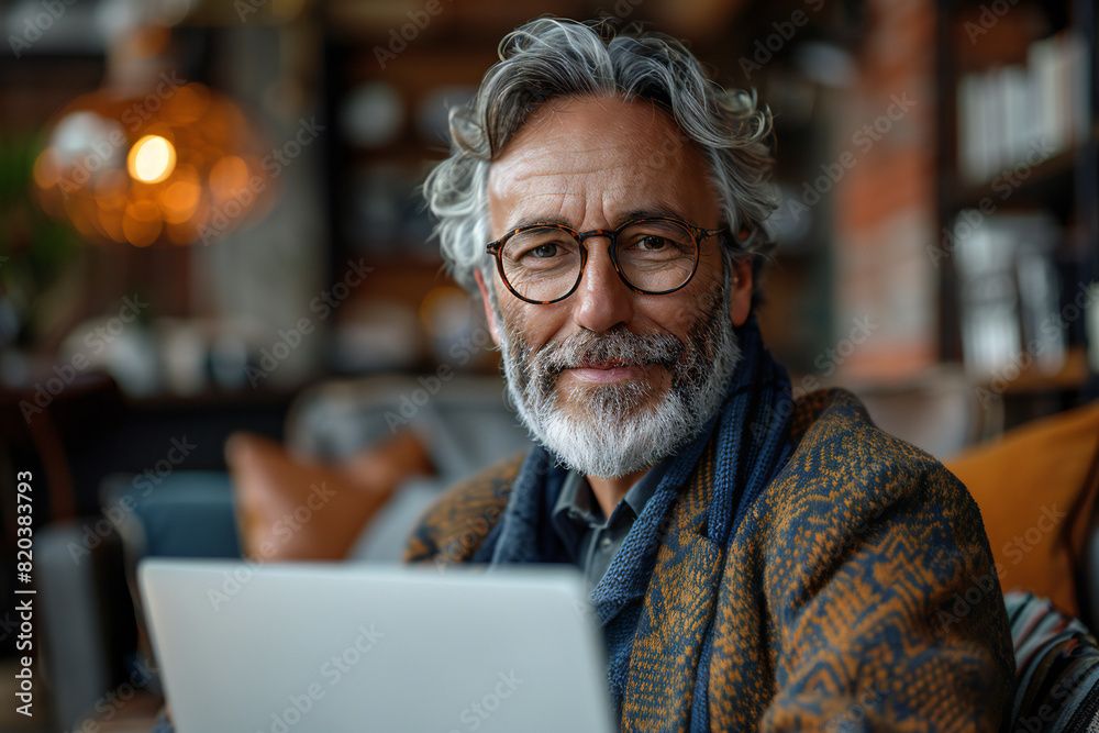 Executive Manager in Virtual Meeting Executive Manager in Virtual Meeting