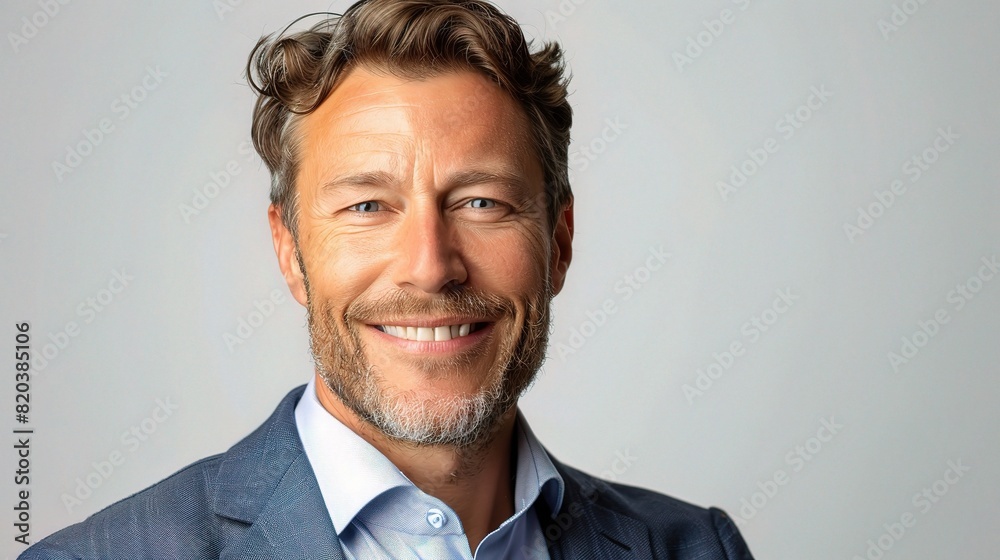 face and smile of a lawyer and businessman in a studio, isolated on a white background face and smile of a lawyer and businessman in a studio, isolated on a white background