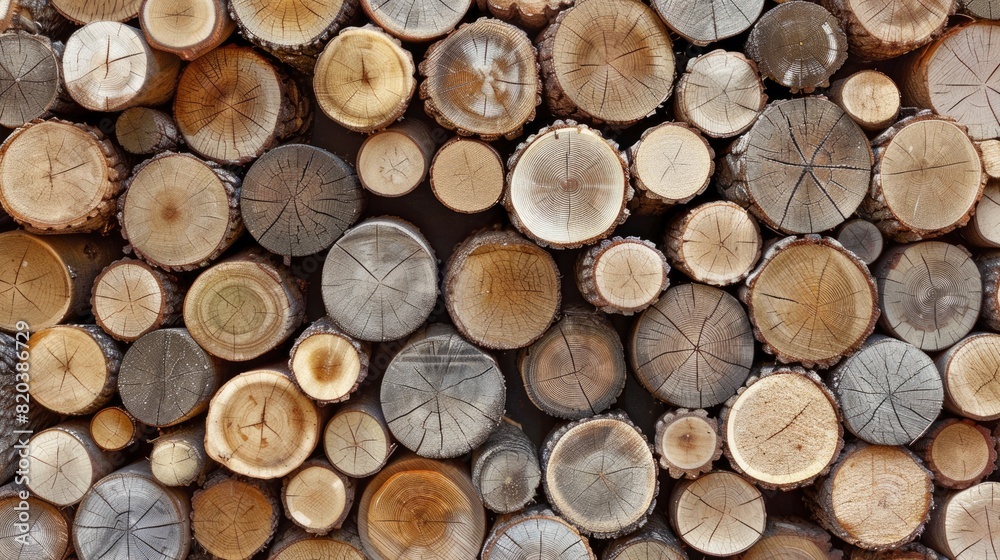 A Wooden Background Made Of Natural Sawn Logs, Offering A Rustic And Earthy Texture, High Quality A Wooden Background Made Of Natural Sawn Logs, Offering A Rustic And Earthy Texture, High Quality