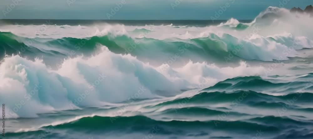 unpredictable motion of ocean waves and swirling sea water unpredictable motion of ocean waves and swirling sea water