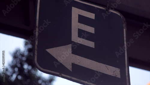 Old Sign on the Mexican Street