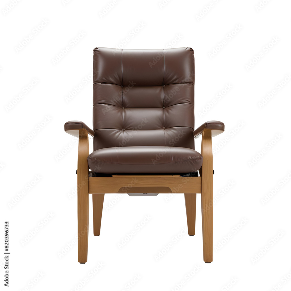 Stylish chair isolated on transparent background Stylish chair isolated on transparent background