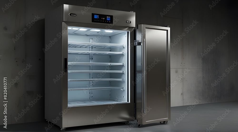 Refrigeration chamber for food storage.generative.ai Refrigeration chamber for food storage.generative.ai