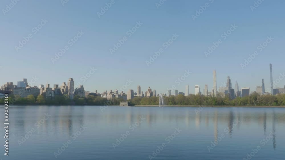 Jacqueline Kennedy Onassis Reservoir on a spring morning Jacqueline Kennedy Onassis Reservoir on a spring morning