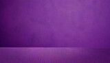 パープルの部屋　奥行きのある紫色の壁の空間。無地素材。レイアウト。Purple room A space with deep purple walls. Plain material. layout.