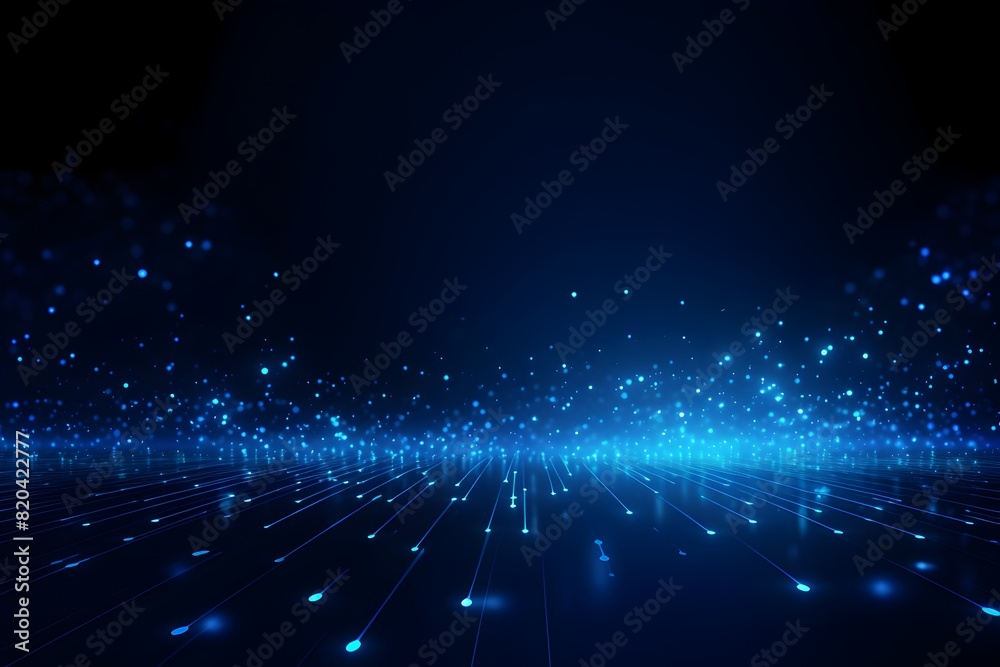 Captivating Dark Blue Futuristic Digital Technology Background with Glowing Particle Surface Captivating Dark Blue Futuristic Digital Technology Background with Glowing Particle Surface