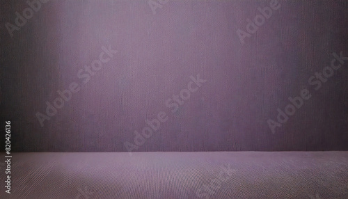 パステルパープルの部屋。奥行きのある紫色の空間。無地素材。レイアウト。Pastel purple room. A deep purple space. Plain material. layout.