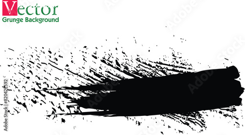 brush stroke paint texture background, art abstract black ink paint stroke background vector, Brush strokes paint Isolated on white background,vector black line, grunge brush strokes ink paint isolate