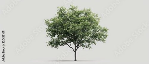 linden tree in natural environment 