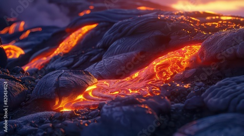 lava molten texture background, realistic with good contrast 