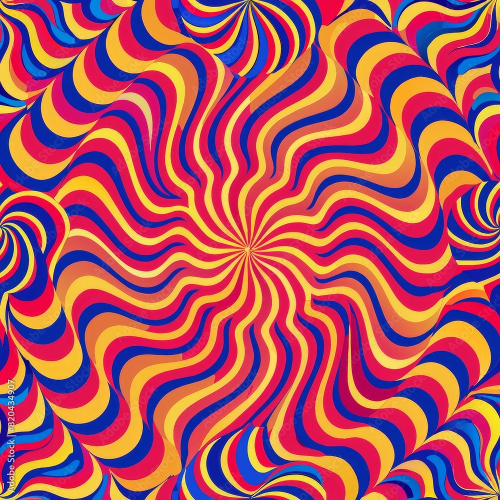 Seamless pattern of psychedelic waves and ripples, evoking the feeling of being transported to a far-out dimension, Generative AI Seamless pattern of psychedelic waves and ripples, evoking the feeling of being transported to a far-out dimension, Generative AI
