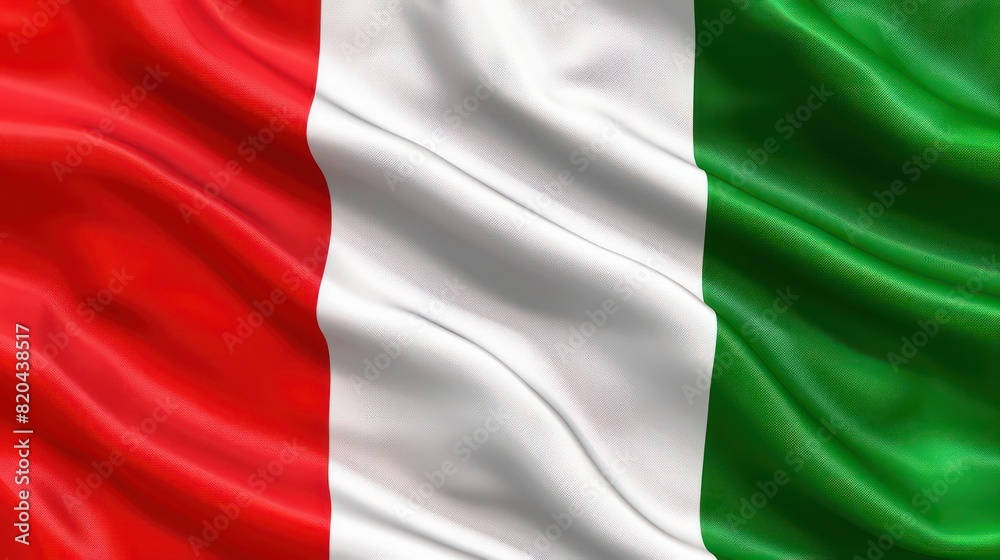 Italia flag waving full background
