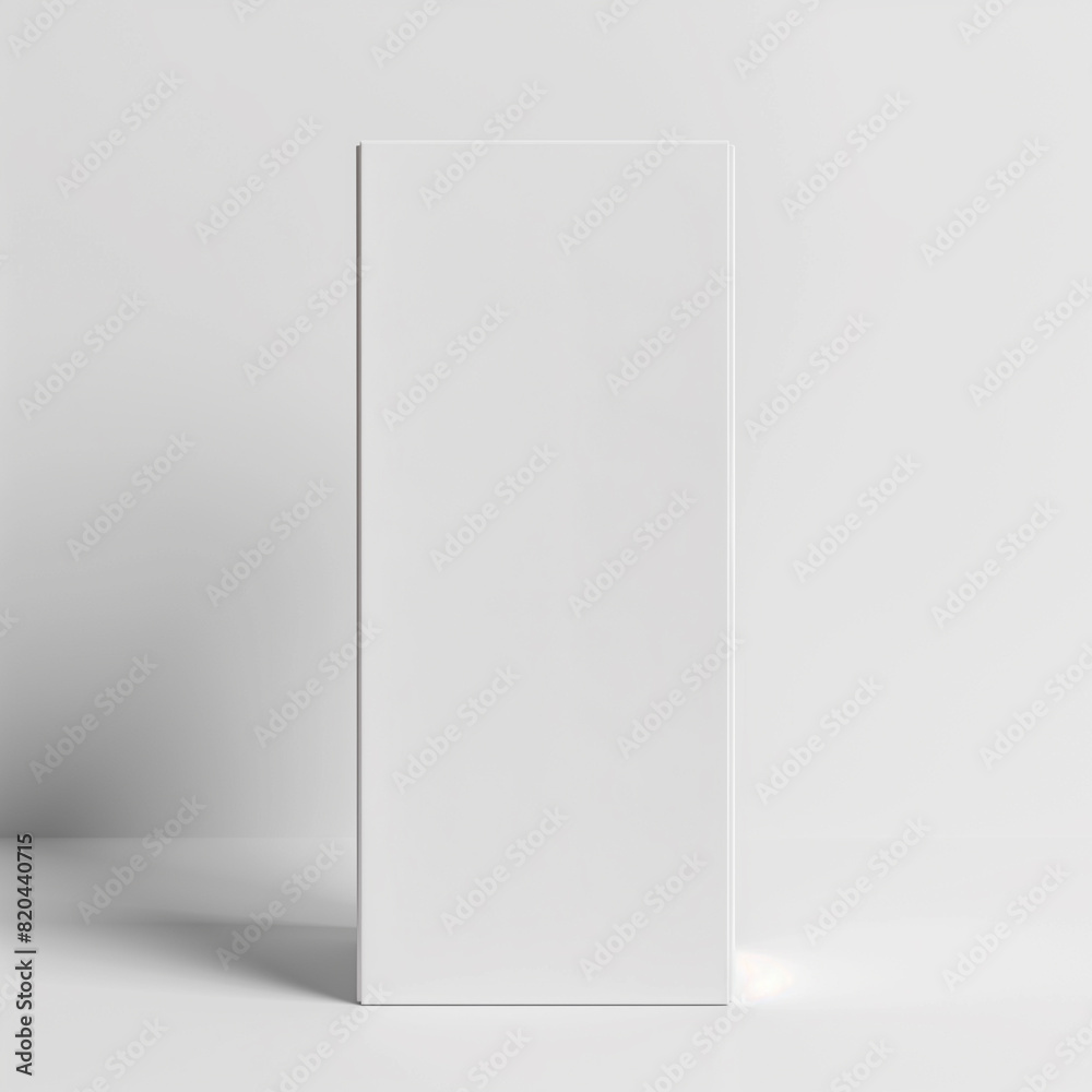 white paper box mock up on white background white paper box mock up on white background