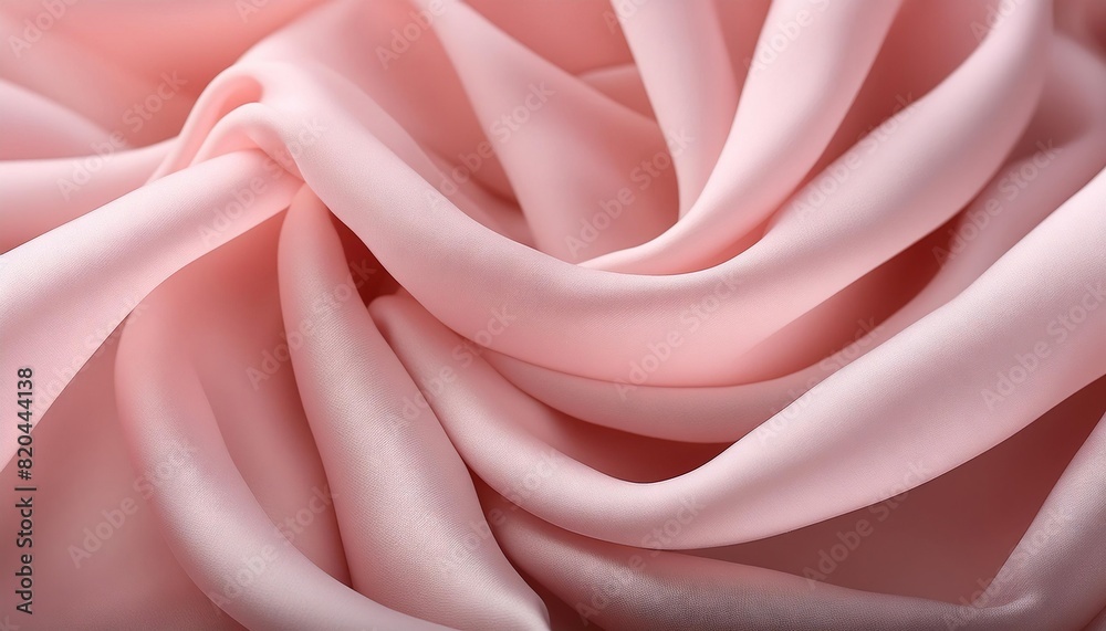 Soft Pink Satin Fabric Drapes Soft Pink Satin Fabric Drapes
