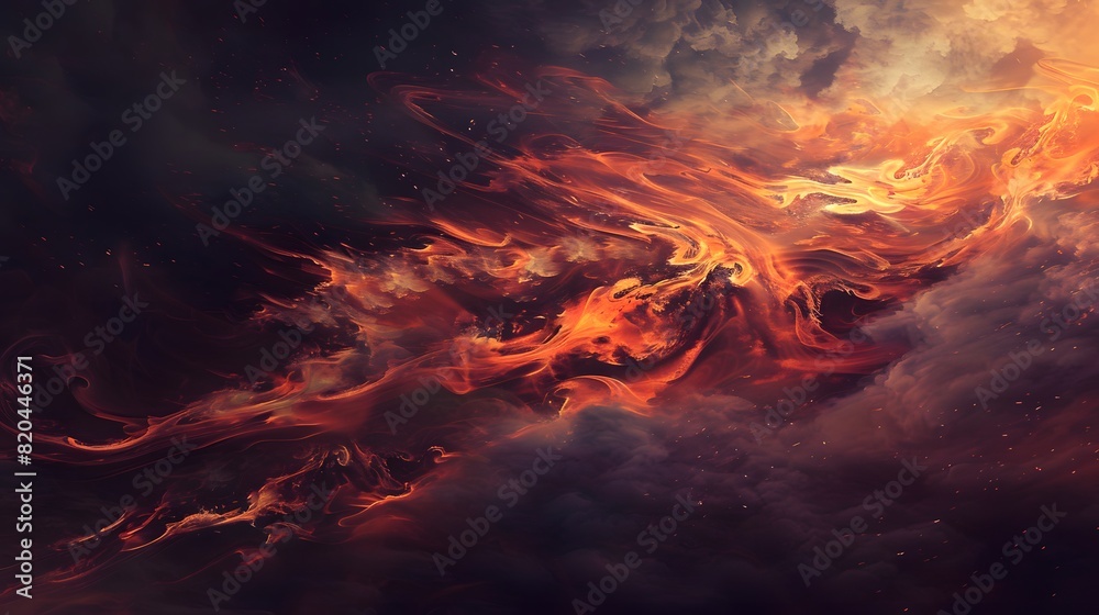 Blaze fire flame background and textured