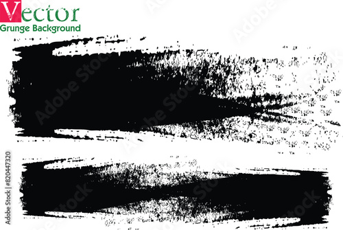 Vector set of hand drawn brush strokes, stains for backdrops. Monochrome design elements set. One color monochrome artistic hand drawn backgrounds. Hand Drawn Grunge Brush vector, Set of Hand Drawn 