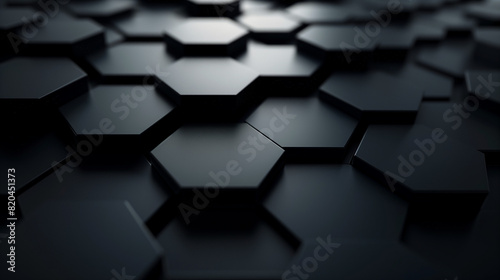 modern style hexagon arrangement with gradient colors for wallpaper or background 