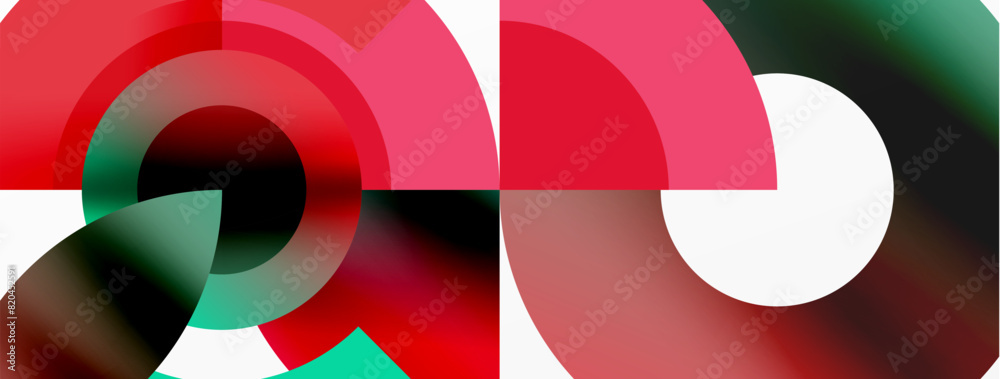 Round elements and circles geometric minimal composition background. Vector Illustration For Wallpaper, Banner, Background, Card, Book Illustration, landing page Round elements and circles geometric minimal composition background. Vector Illustration For Wallpaper, Banner, Background, Card, Book Illustration, landing page