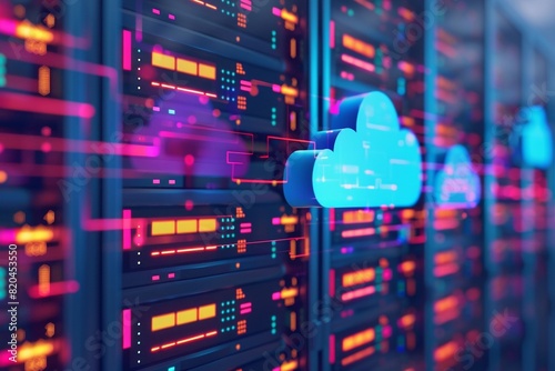 Conceptual Image of Cloud Databases and Data Flow

 photo