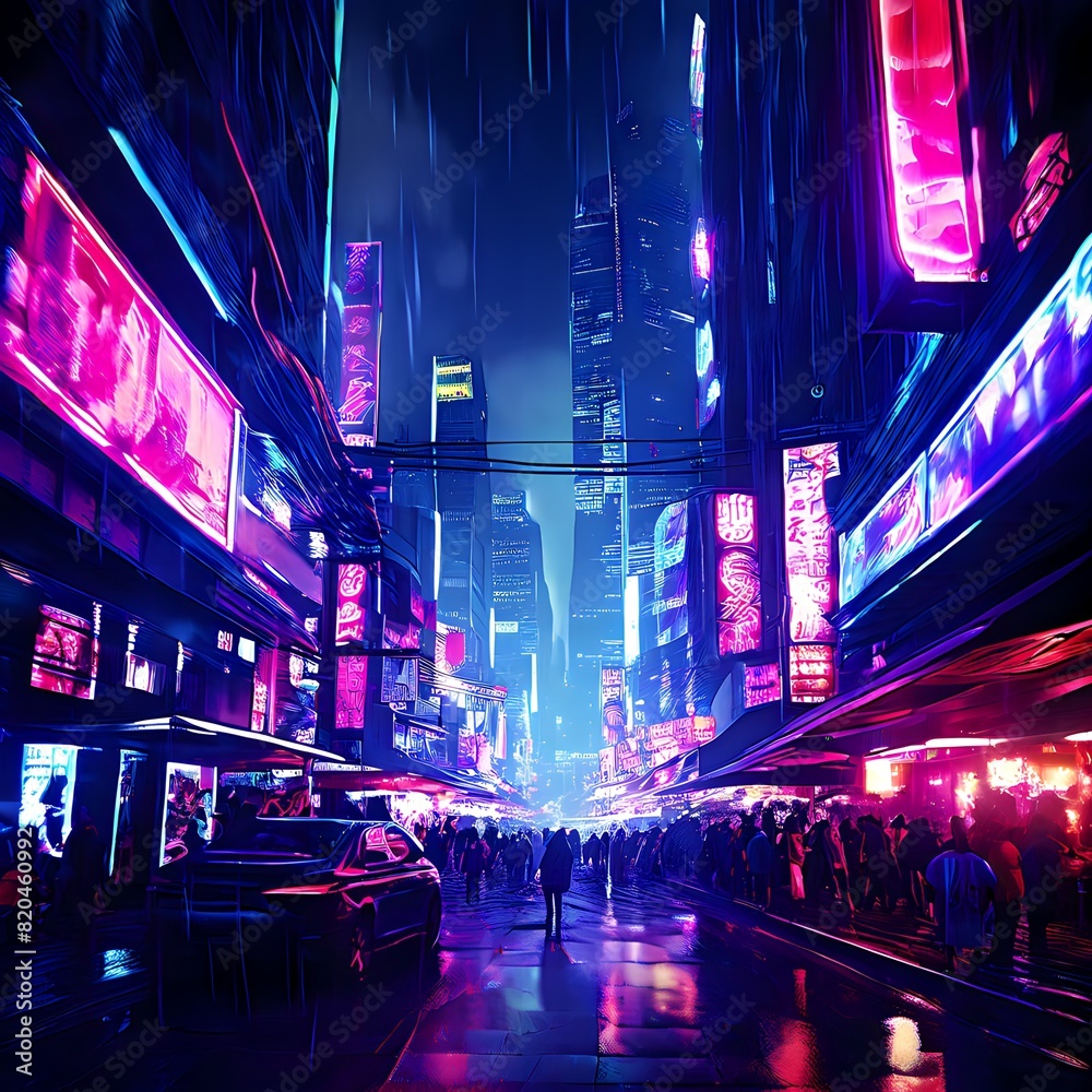 Fototapeta premium city at night