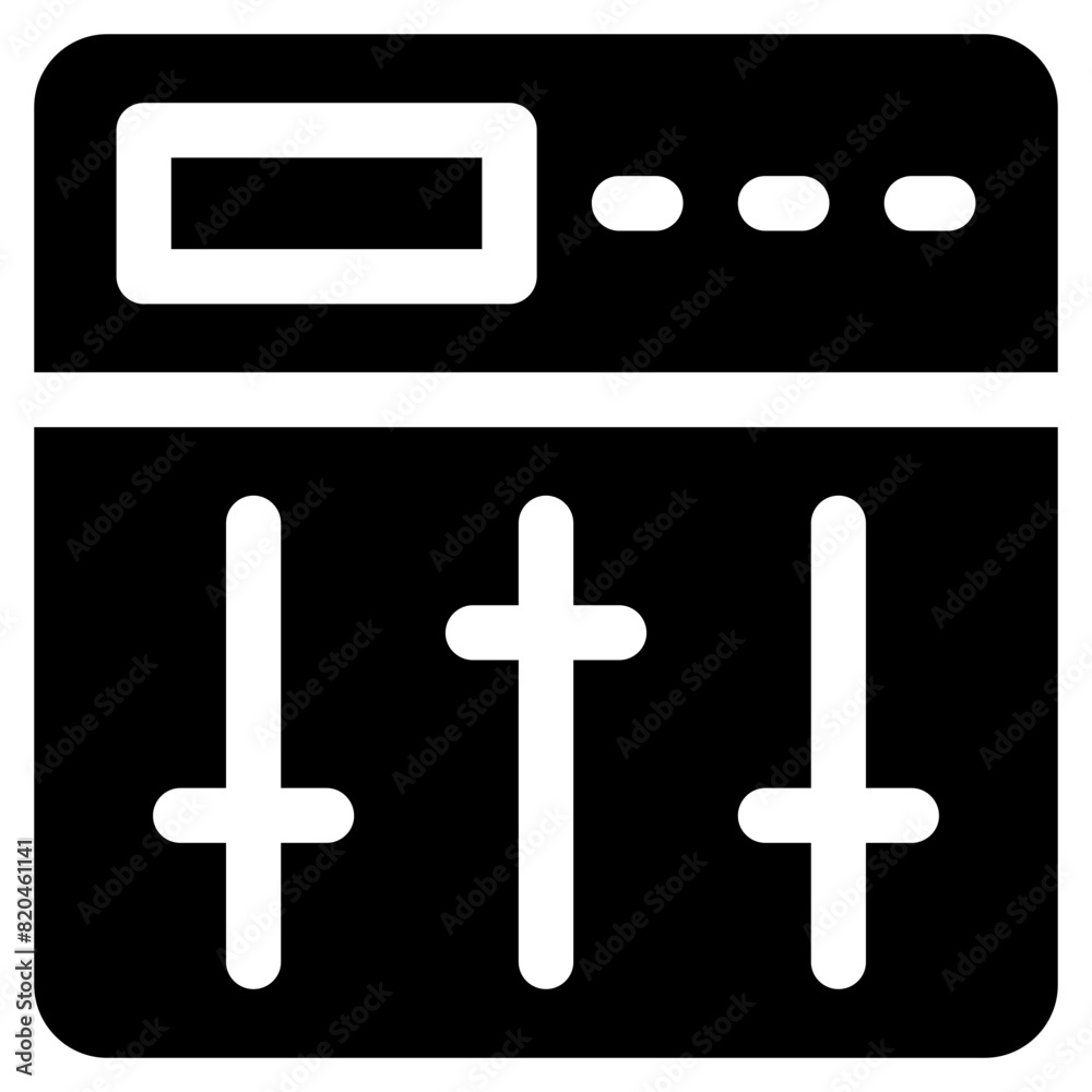 Obraz premium equalizer icon