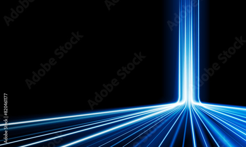 Abstract speed Key Door open Light launching product concept Hitech communication concept innovation background, vector design