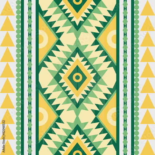 Geometric ethnic fabric seamless pattern,minimalist,traditional 