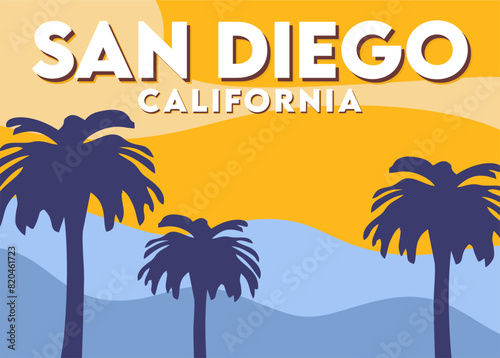 san diego california with beautiful views of san diego