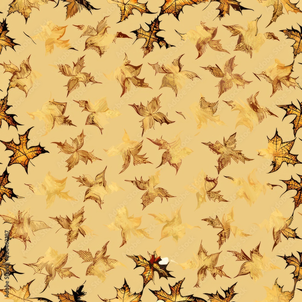 Seamless pattern of worn parchment textures with creases and stains, adding a touch of vintage elegance to your gift wrap, Generative AI Seamless pattern of worn parchment textures with creases and stains, adding a touch of vintage elegance to your gift wrap, Generative AI