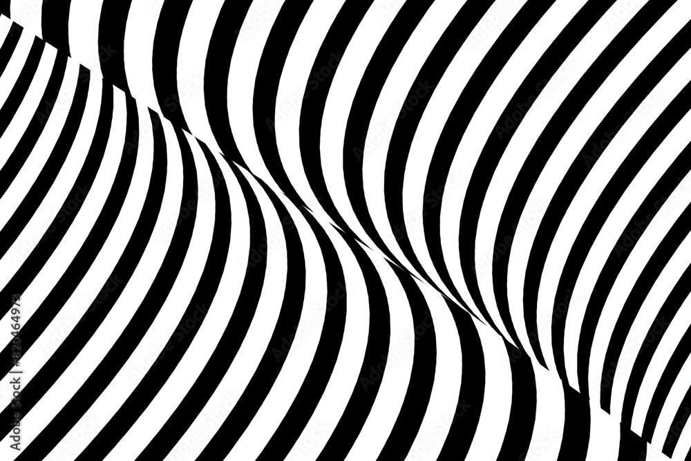 Abstract black and white line pattern moving seamless background. Abstract black and white line pattern moving seamless background.