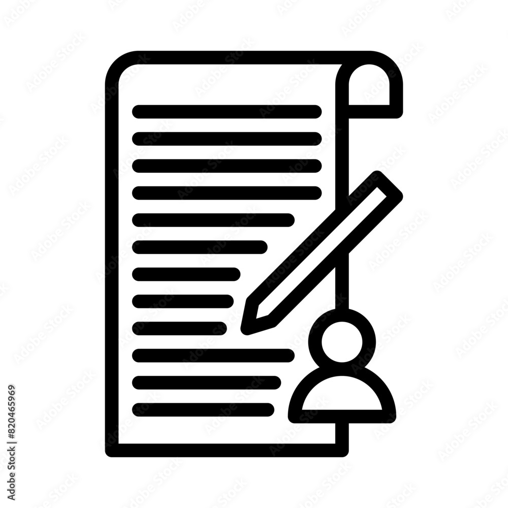 order icon or logo illustration outline black style order icon or logo illustration outline black style