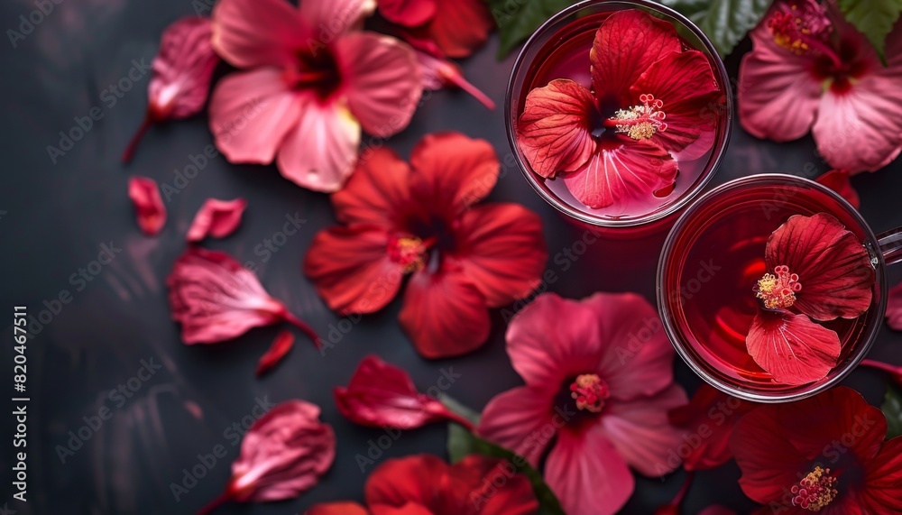 Inspire photographers to capture the refreshing experience of enjoying hibiscus tea