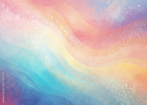 Vivid Watercolor Sky: Abstract art a colorful backdrop with a touch of fire and water elements