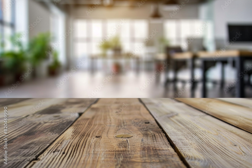 An office desk top with blurred background of office. Good for background An office desk top with blurred background of office. Good for background