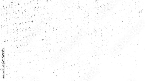 Distressed black texture. Dark grainy texture on white background. Dust overlay textured. Grain noise particles. Rusted white effect. Grunge design elements. Vector illustration