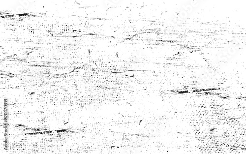 Distressed black texture. Dark grainy texture on white background. Dust overlay textured. Grain noise particles.  Distress or dirt and damage effect concept Grunge design elements. Vector illustration