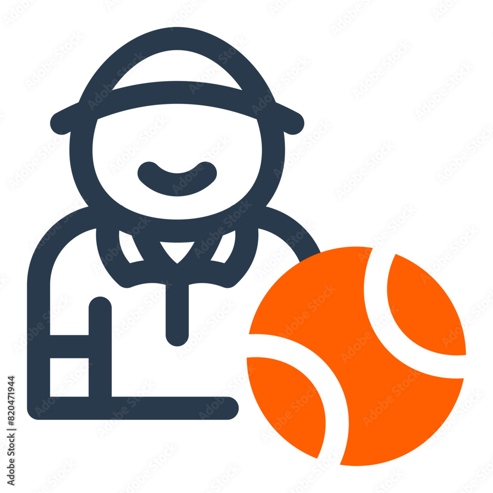 Naklejka premium Ball Boy Necessities for Smooth Tennis Operations